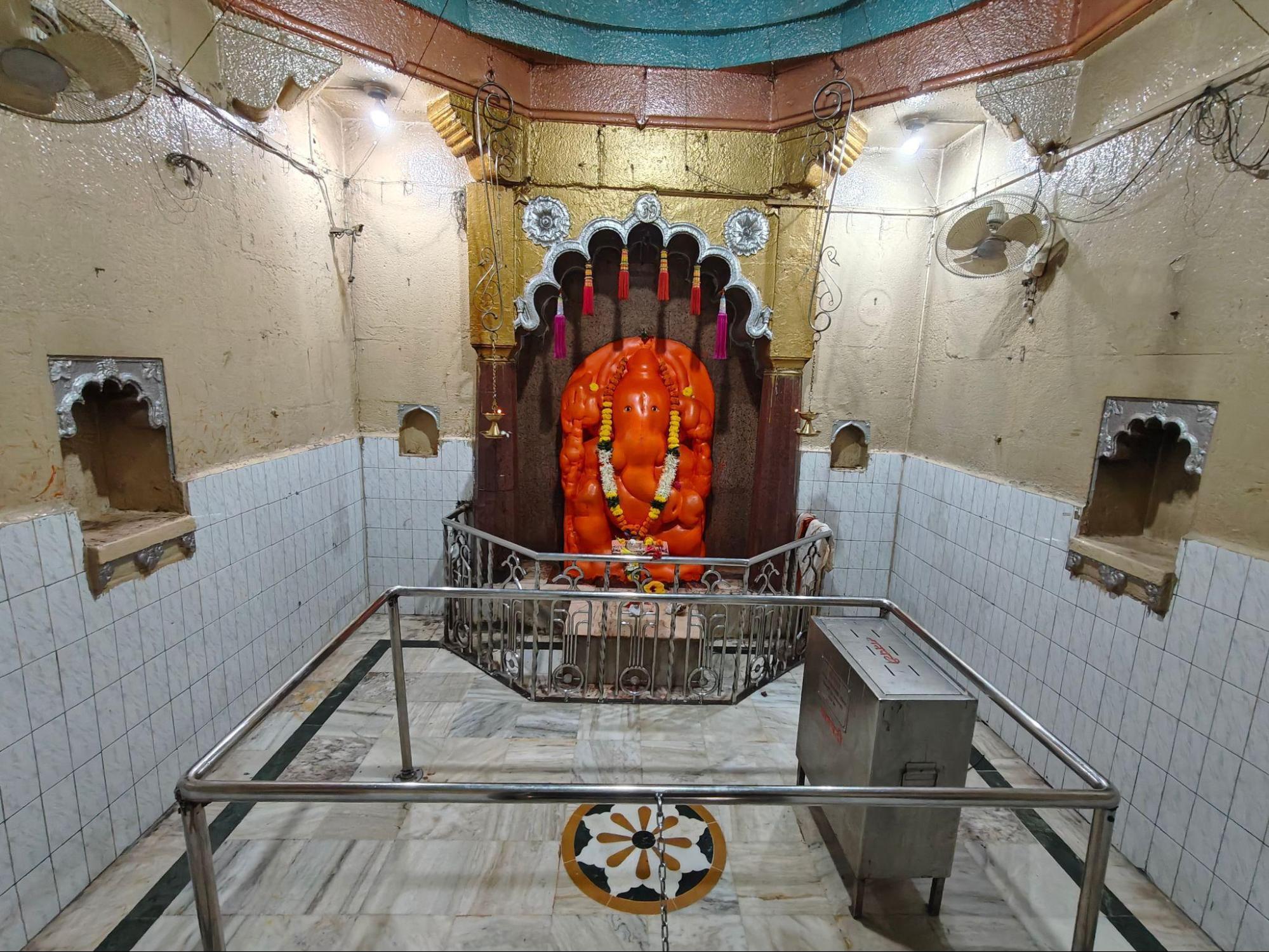 Ganpati of the Chirner Ganpati Mandir, Uran taluka, Raigad district. (Source: CKA Archives)