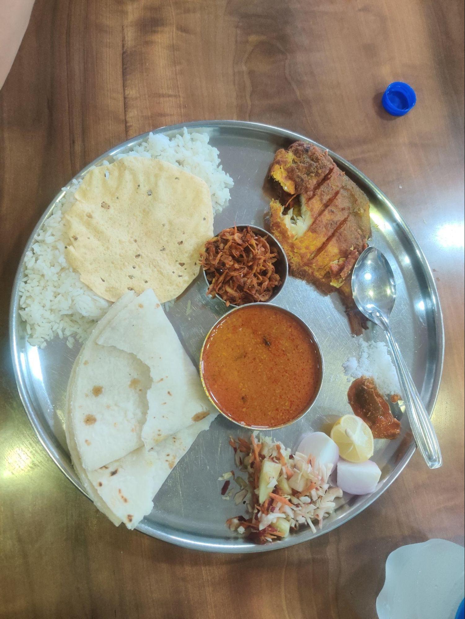 Pomfret and Surmai Thali at the restaurant.(Source: CKA Archives)