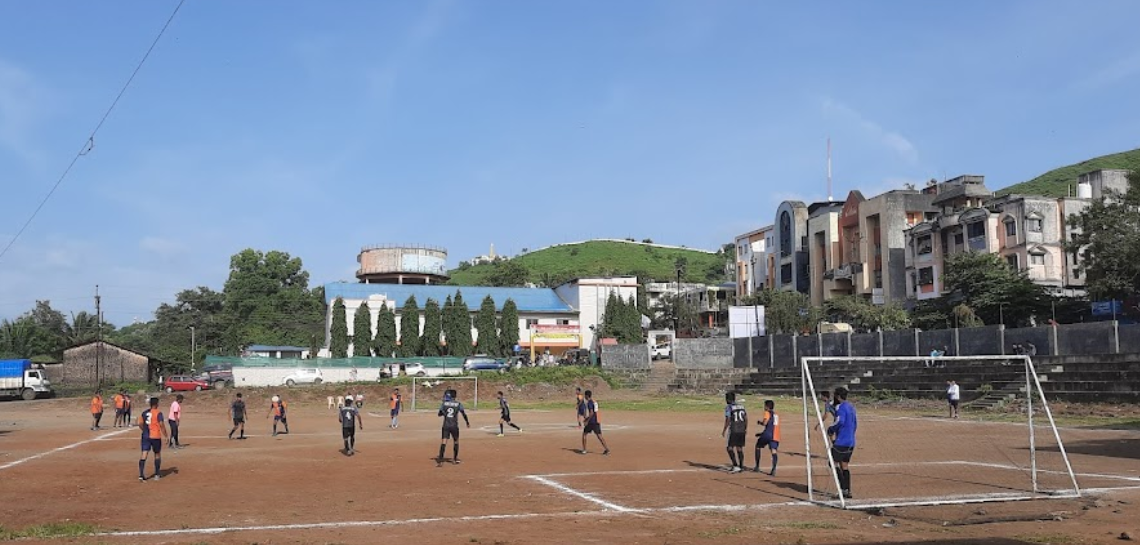 Football being played at the Talim Sangh Maidan Satara (Source: CKA Archives)