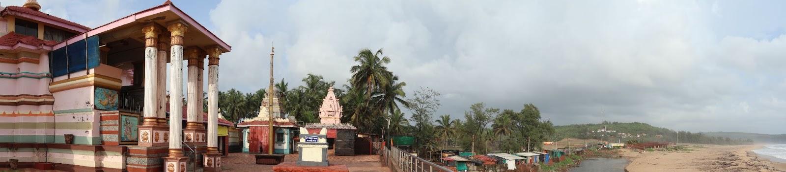 Kunkeshwar Mandir in Sindhudurg, built in Dravidian style, overlooking the Arabian Sea. (Source: CKA Archives)