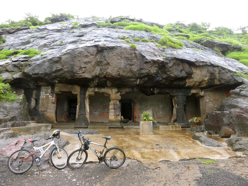 Entrance to the Lonad Caves, Kalyan, Thane district.