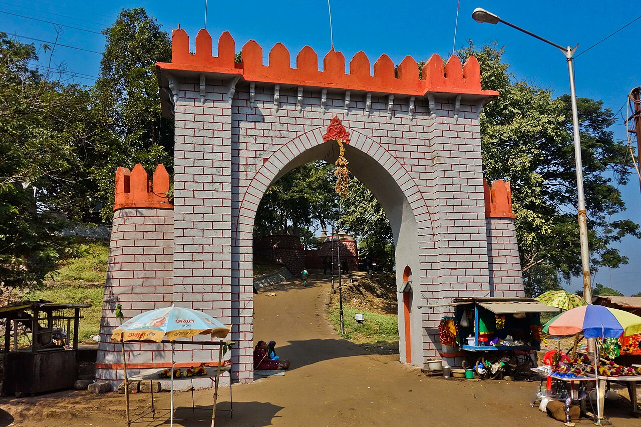 The entrance of the Durgadi Fort, Kalyan, Thane district