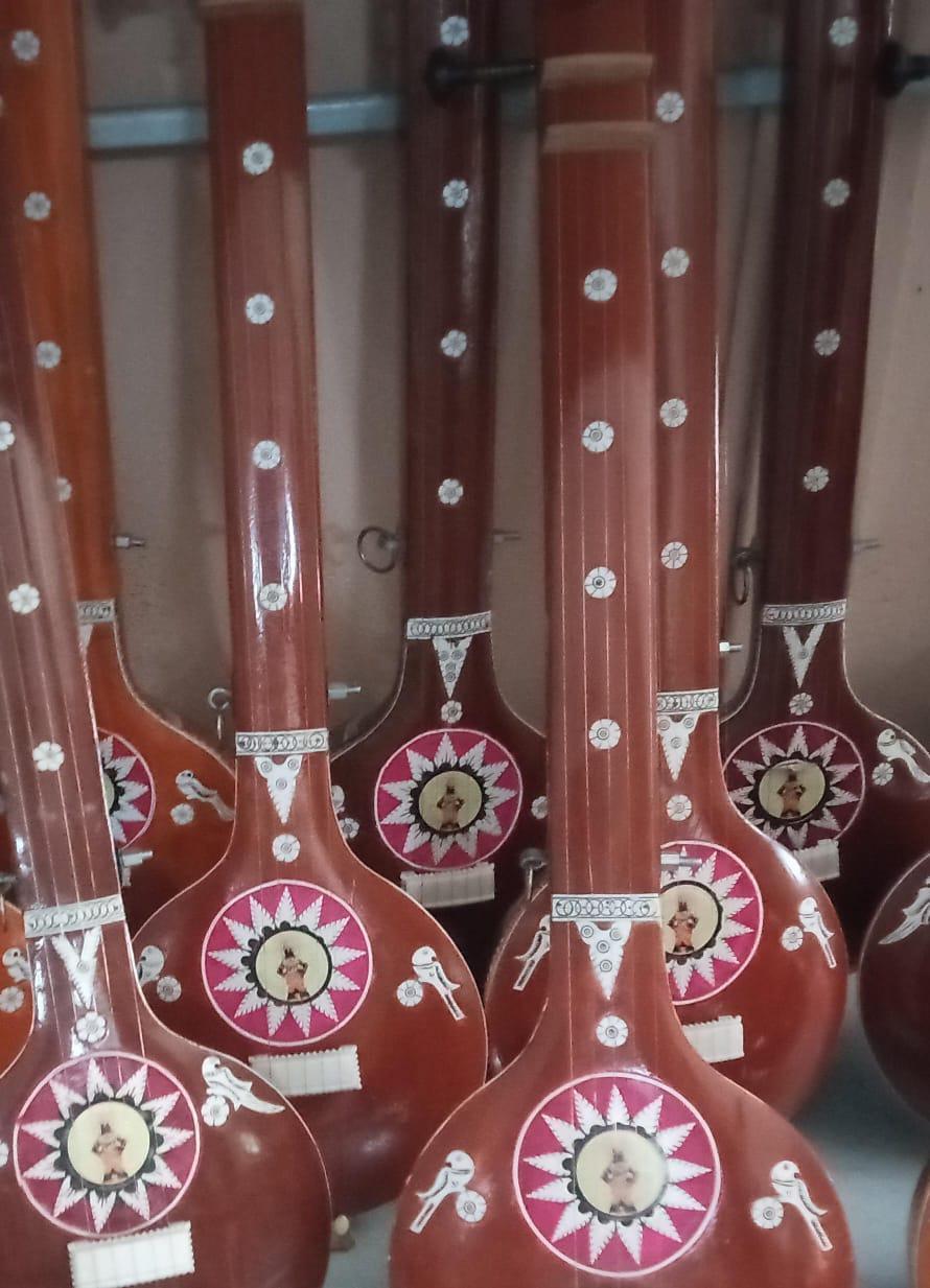 Vina used in the Pandharpur palkhi procession, now on display in Washim. (Source: CKA Archives)