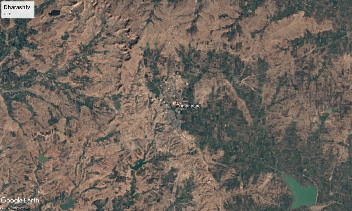 Dharashiv City Growth map