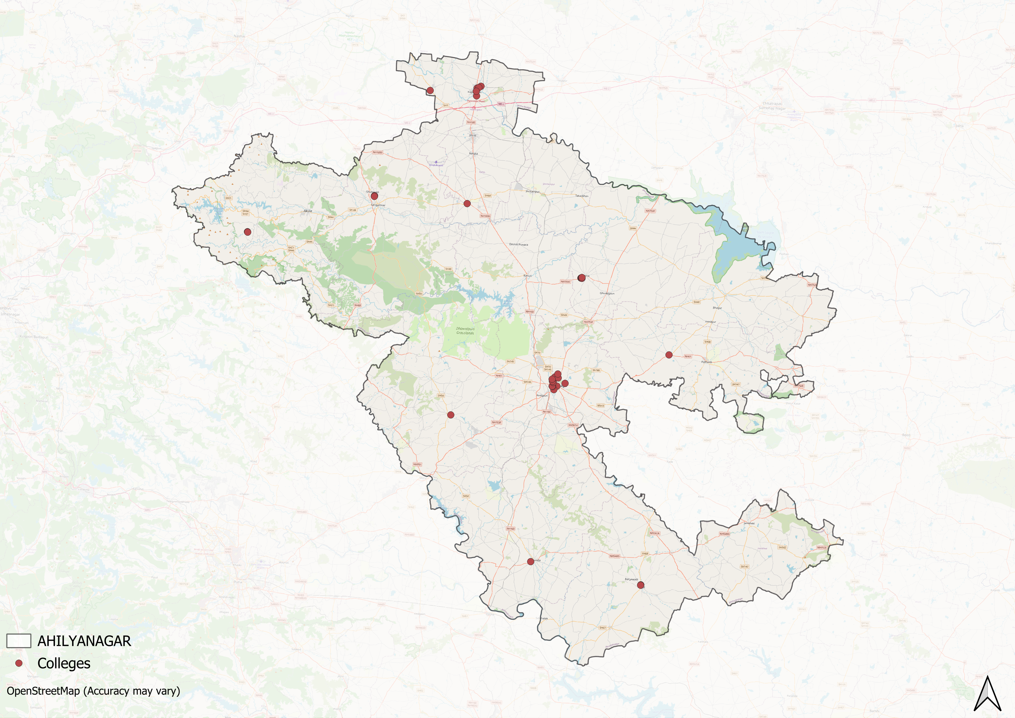 B.P.H.E. Society’s Ahmednagar College, 1947 (Source: CKA Archives)