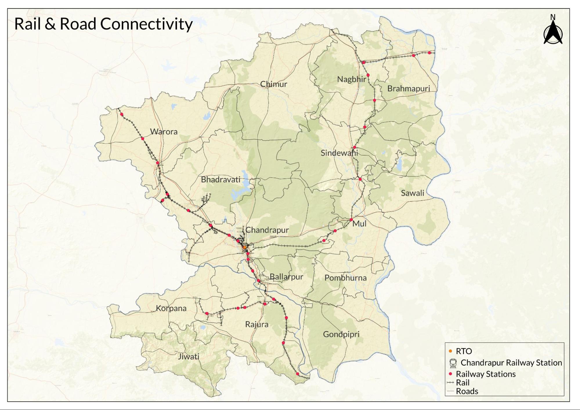 A cycle rickshaw on a local road in Chandrapur district. (Source: CKA Archives)