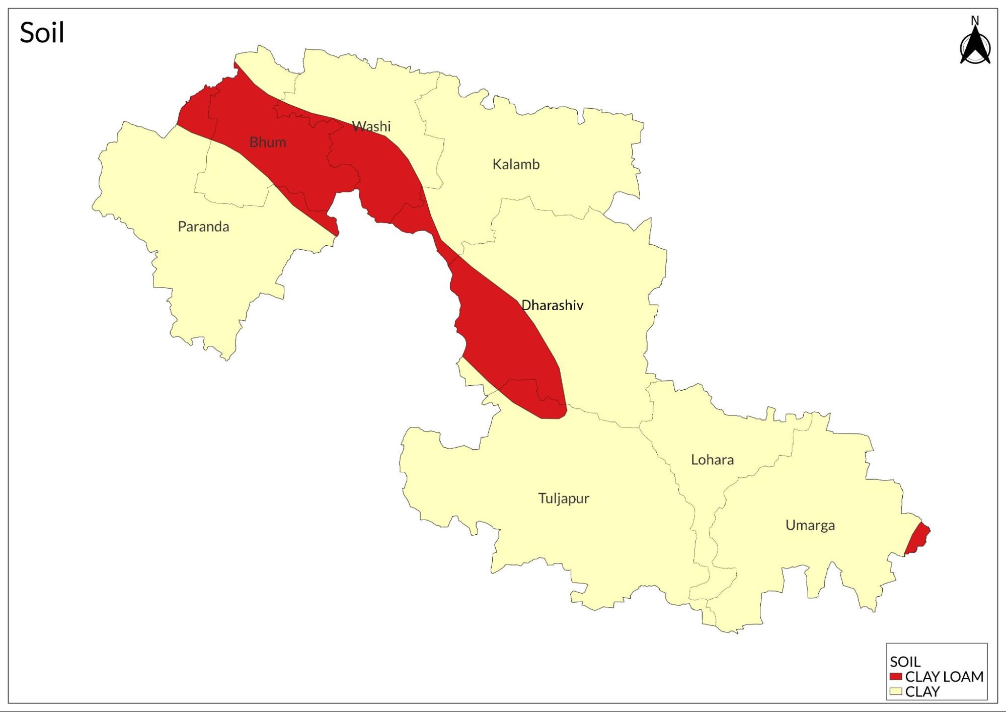 The Mouse Deer is primarily located in Tuljapur tahsil and is rare elsewhere in the district.