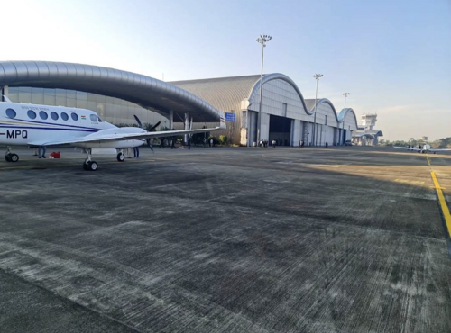 Gondia Airport, used for regional flights and training operations.