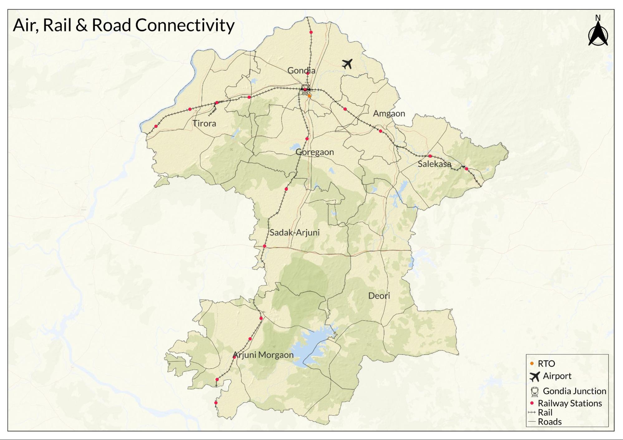 Gondia Junction, part of the South East Central Railway zone’s Nagpur Division, remains the district’s main rail hub.(Source: CKA Archives)
