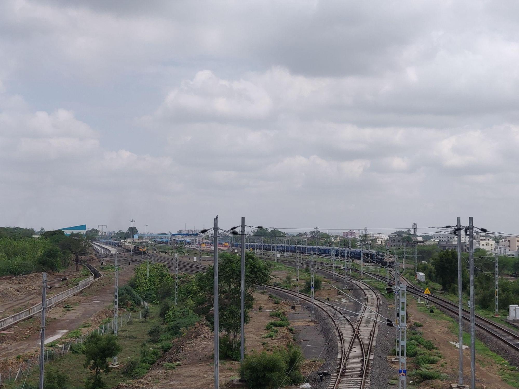 An 88-kilometer railway line which forms part of the Manmad–Hyderabad route. (Source: CKA Archives)