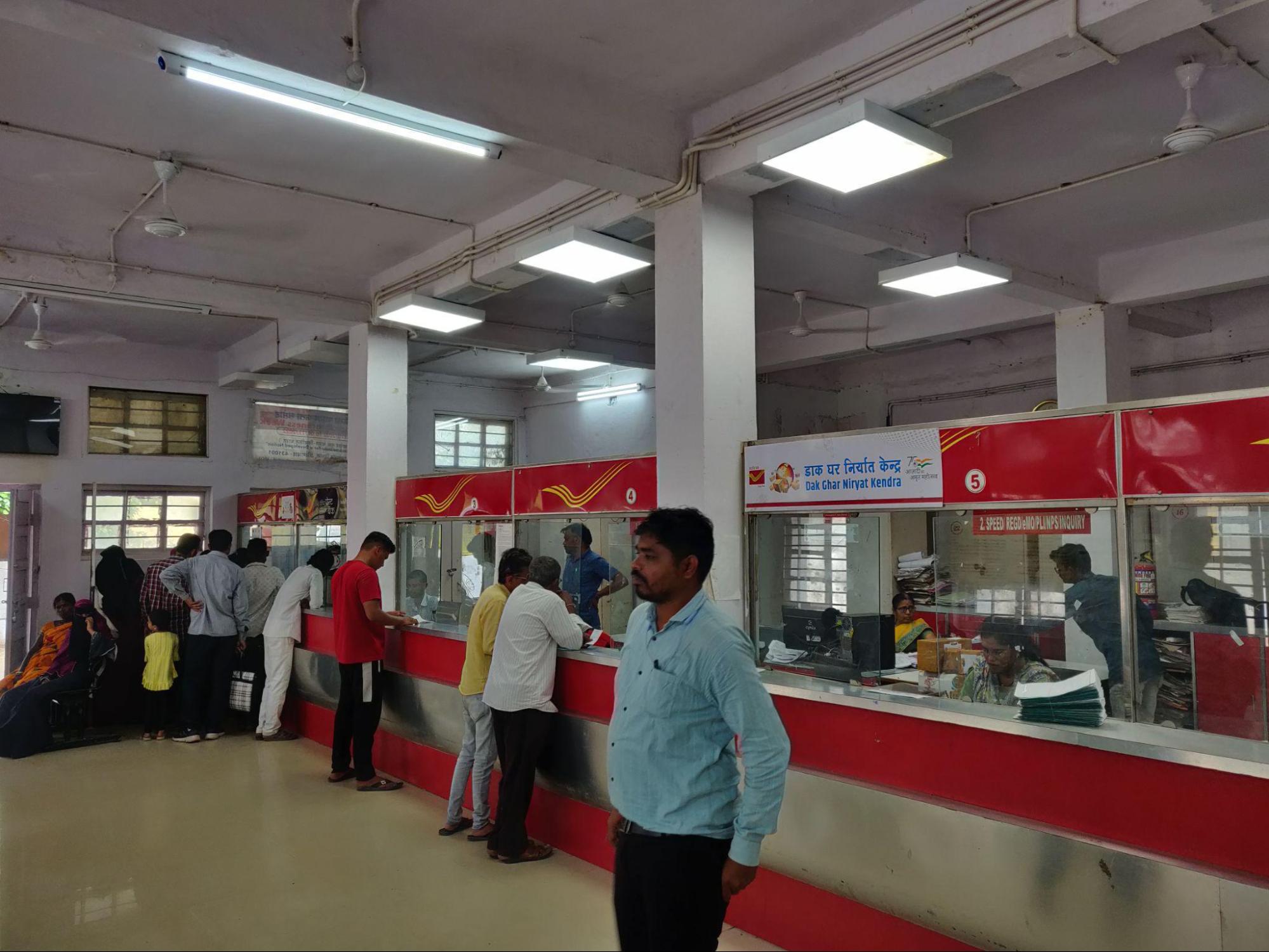 Inside a post office in Jalna district. (Source: CKA Archives)