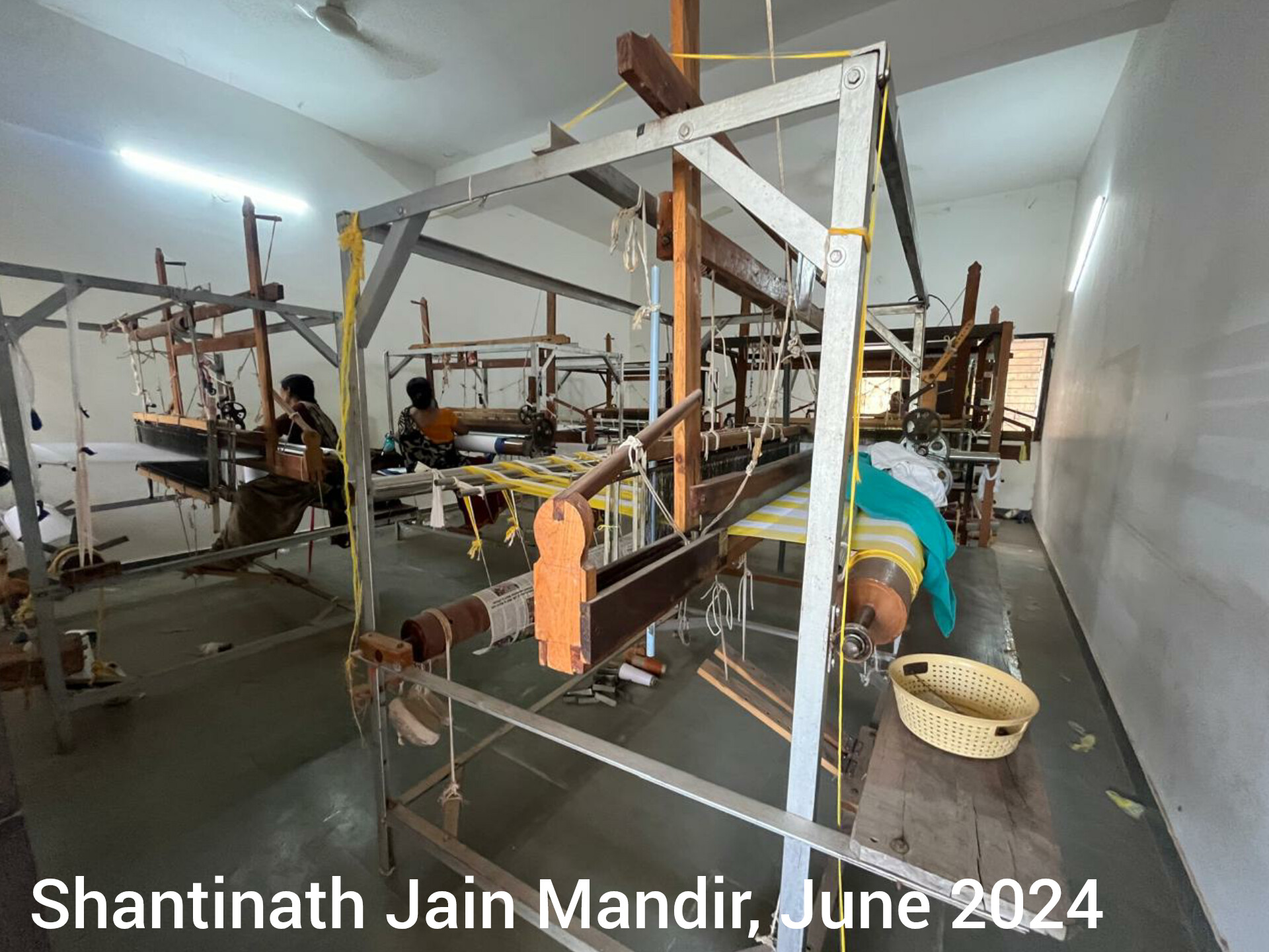 Handloom Unit at Shantinath Jain Mandir, Ramtek (Source: CKA Archives)
