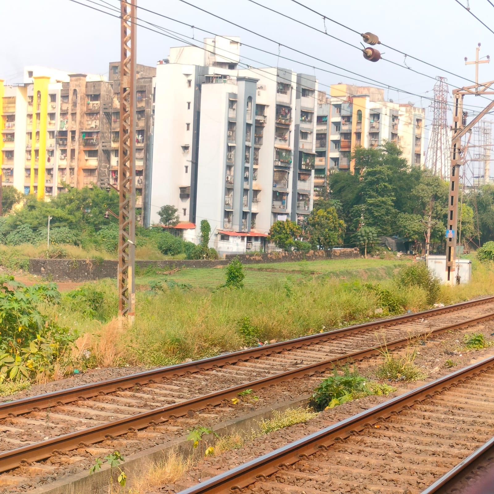 Farms besides the Railway tracks in Thane. (Source: CKA Archives)